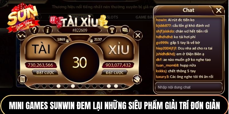 Mini games Sunwin đem lại những siêu phẩm giải trí đơn giản